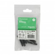 Дюбель Schneider Electric Mureva для стяжки до 7,6 мм чорний 10 шт IMT47206