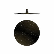 Лейка для верхнего душа Tres Ø 300 мм с шарниром металлический черный 13413730KM