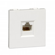 Розетка компьютерная для кабель-канала Schneider Electric W45 RJ45 категория 5e белый RIN-144K5E-BE