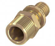 Соединение прямое Tece TECEflex с ниппелем 25xR 1 латунь 705508