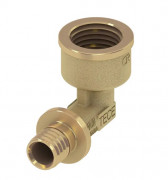 Уголок соединительный Tece TECEflex 90° с внутренней резьбой 32хRp 1 латунь 708032