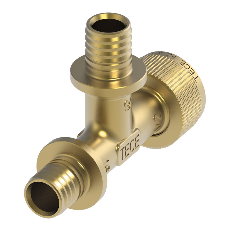 Быстросъемное соединение Tece TECEflex тройник 16х16хRp1/2 кремнистая бронза 708632