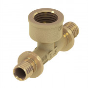Тройник Tece TECEflex 90° с внутренней резьбой 63хRp1х63 латунь 6709563