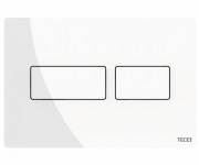 Кнопка смыва TECE TECEsolid двойная металл белый глянцевый 9240432