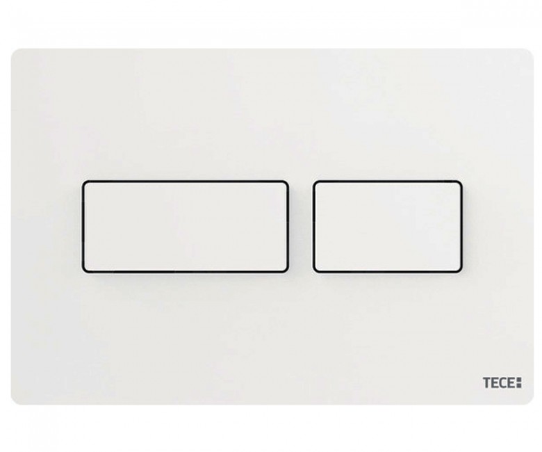Кнопка смыва TECE TECEsolid двойная металл белый матовый 9240433