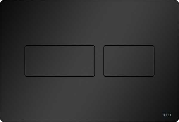 Кнопка смыва TECE TECEsolid двойная  нержавеющая сталь черный матовый 9240416