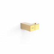 Квадратний регульований тримач для душу Tres настінний золото 107839OR