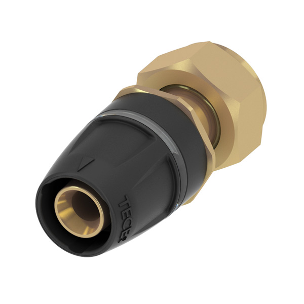 З'єднання пряме Tece TECElogo з накидною гайкою 40хRp 1 1/2 латунь 8730207