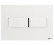 Кнопка смыва TECE TECEsolid двойная металл белый матовый 9240433