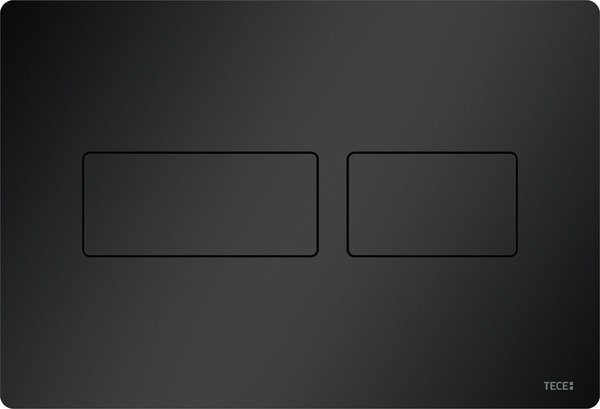 Кнопка смыва TECE TECEsolid двойная  нержавеющая сталь черный матовый 9240416