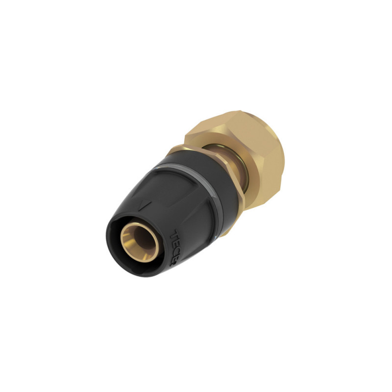 З'єднання пряме Tece TECElogo з накидною гайкою 16хRp 3/8 латунь 8730200