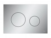 Кнопка змиву TECE TECEloop 2.0 подвійна пластик хром матовий 9240922