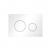 Кнопка змиву TECE TECEloop 2.0 подвійна пластик білий матовий 9240926