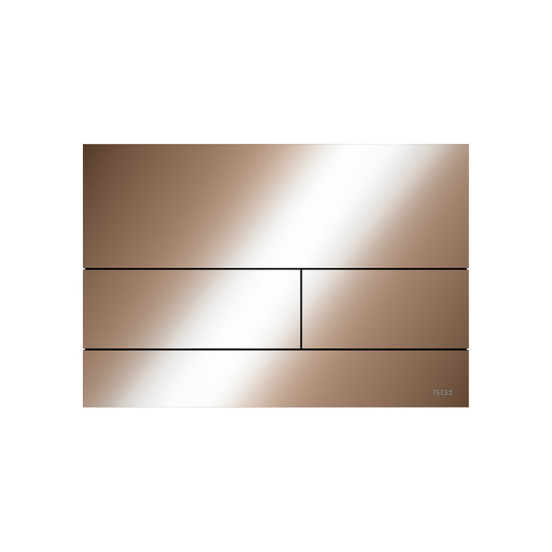 Кнопка змиву TECE TECEsquare подвійна PVD покриття глянець червоний позолочений 9240841