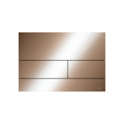 Кнопка смыва TECE TECEsquare двойная PVD покрытие глянец красный позолоченный 9240841