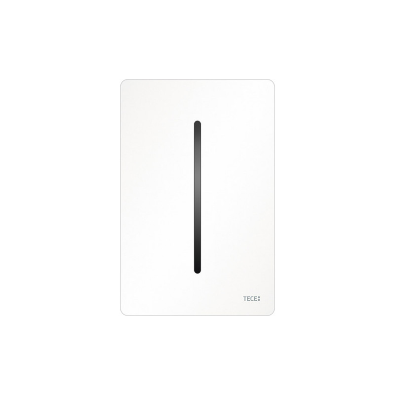 Панель змиву для пісуару TECE TECEfilo-Solid електронна живлення від мережі 230 В білий матовий 9242036