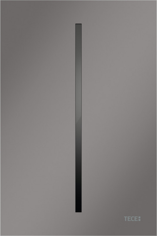 Панель змиву для пісуару TECE TECEvelvet електронне харчування від мережі 230/12V антрацит 9242023