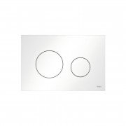 Кнопка змиву TECE TECEloop 2.0 подвійна пластик білий матовий 9240926