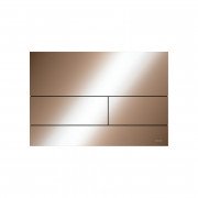 Кнопка смыва TECE TECEsquare двойная PVD покрытие глянец красный позолоченный 9240841