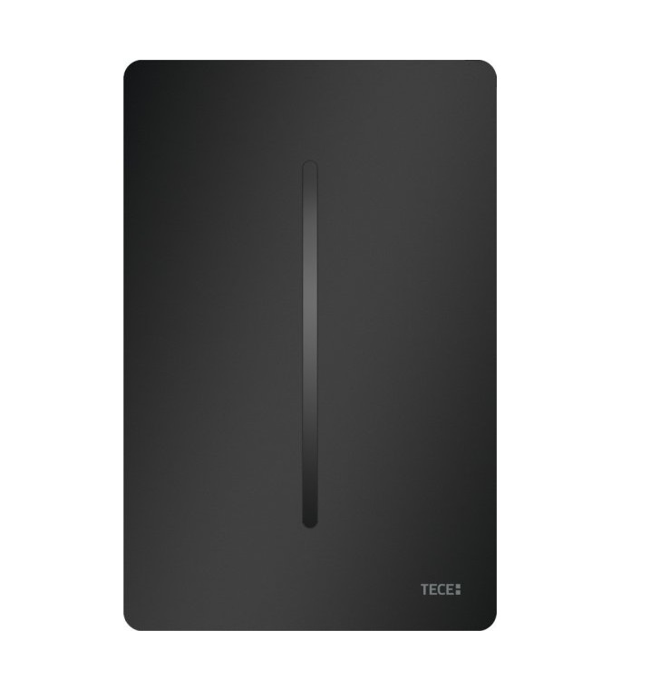 Панель змиву для пісуару TECE TECEfilo-Solid електронна живлення від мережі 230 В чорний матовий 9242043