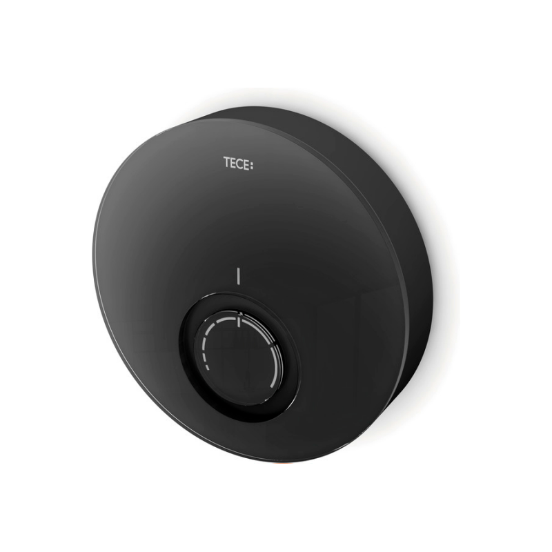 Дизайнерська панель кімнатного термостату Tece TECEfloor DT скло чорний 77400015