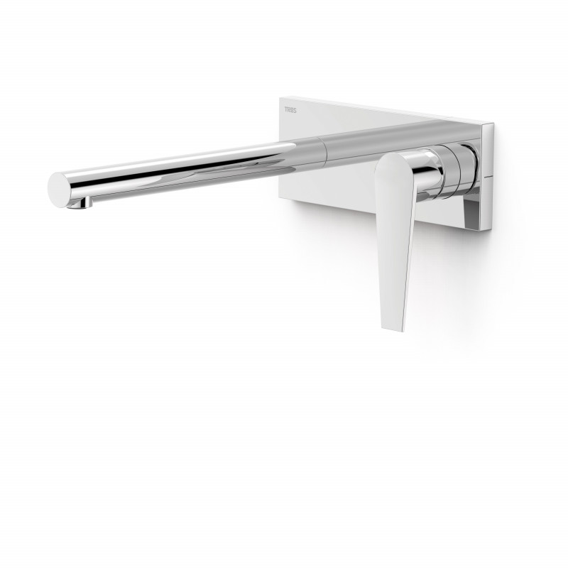 Змішувач для раковини Tres Class-Tres настінний одноважільний хром 20530012