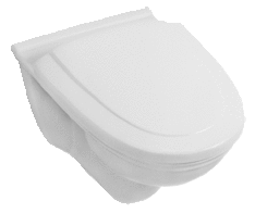 Унітаз підвісний з сидінням Villeroy & Boch Century 37х58.5 см санфаянс білий 665310R1/884361R1