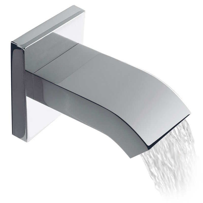 Излив для смесителя в ванной Tres 16,4 см каскадный хром 107181