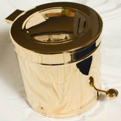 Ведро для мусора THG Najem с педалью золото G17 H44 00713CL