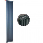 Радиатор отопления Instal Projekt Tubus 2 трубчатый 48,5х180 см 10 секций сапфир TUB2-180/10-D50-C1100