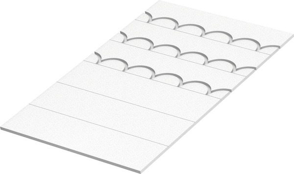 Комбинируемый элемент для напольного отопления Tece TECEfloor FM 16/12 120х75 см 77520002