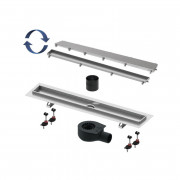 Желоб водосточный TECE TECElinus 800 мм 2 в 1 с основой для плитки со стаканом с мембраной 15103089