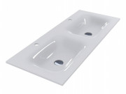 Раковина для ванной Miraggio Jessel 1100-2 двойная литой мрамор Miramarble белый 0000923