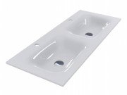 Раковина для ванной Miraggio Jessel 1100-2 двойная литой мрамор Miramarble белый 0000923