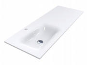 Раковина для ванної Miraggio Jessel 1200 L литий мармур Miramarble білий 0001057