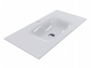 Раковина для ванной Miraggio Jessel 900 литой мрамор Miramarble белый 0000798