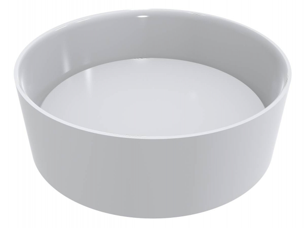 Раковина для ванной Miraggio Lola Ø45 см литой мрамор Miramarble белый 0000640