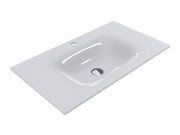 Раковина для ванной Miraggio Jessel 800 литой мрамор Miramarble белый 0000748