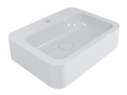 Раковина для ванної Miraggio Kelley 55х41 см литий мармур Miramarble білий 0000944