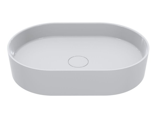 Раковина для ванной Miraggio Kira 60х40 см литой мрамор Miramarble белый 00001005