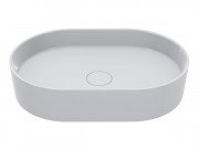 Раковина для ванной Miraggio Kira 60х40 см литой мрамор Miramarble белый 00001005