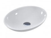 Раковина для ванної Miraggio Kristina 50х35 см литий мармур Miramarble білий 0000761