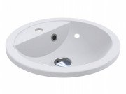 Раковина для ванной Miraggio Madison Ø43 см литой мрамор Miramarble белый 0001053