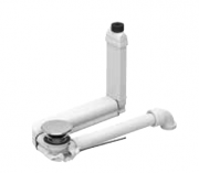 Скрытый слив для раковин Geberit Clou с рычагом и крышкой клапана глянцевый хром 152.013.21.1