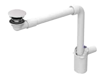 Слив для раковин Geberit ONE со свободным стоком и крышкой клапана вертикальный выпуск белый 152.089.01.1