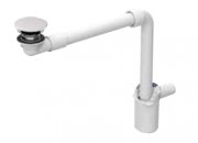 Слив для раковин Geberit ONE со свободным стоком и крышкой клапана вертикальный выпуск белый 152.089.01.1