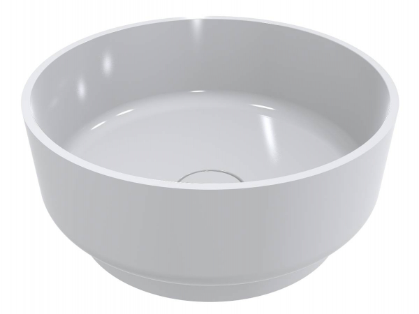 Раковина для ванной Miraggio Marta 420 литой мрамор Miramarble белый 0000695