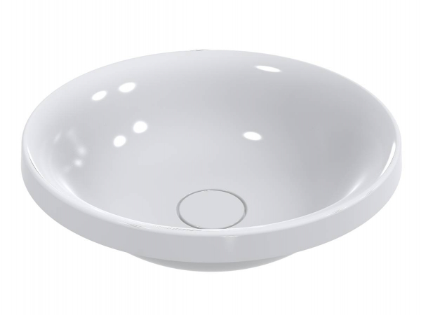 Раковина для ванной Miraggio Siena Ø44 см литой мрамор Miramarble белый 0000752