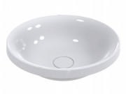 Раковина для ванной Miraggio Siena Ø44 см литой мрамор Miramarble белый 0000752
