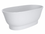 Ванна из искусственного камня Miraggio Molly 160х80 см Miramarble белый 0000964